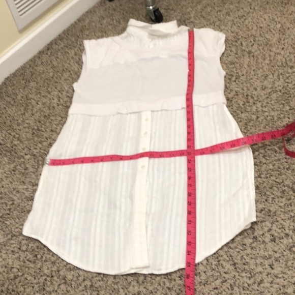 Anthropologie Postmark Londra Blouse Size Small White - Picture 8 of 8